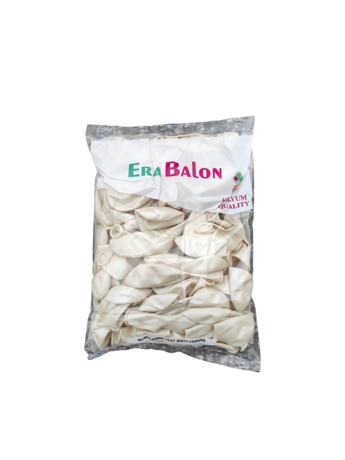 toptan hbk metalik balon beyaz 12 inç 100 lü